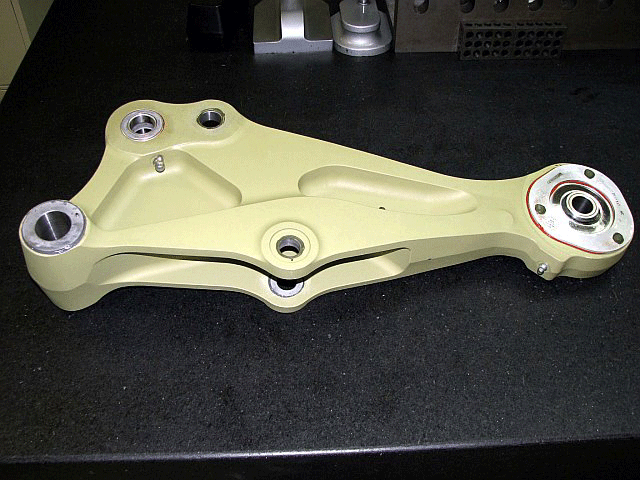 Precision machined aerospace component